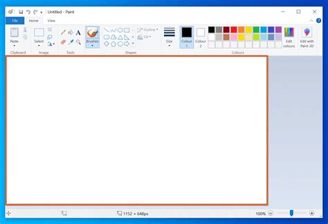 Windows 10 Paint Program