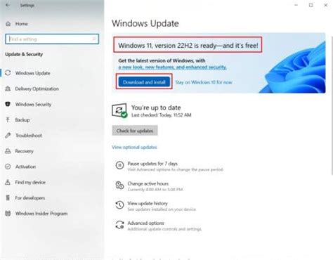 windows 10 pro 21h2 end of life