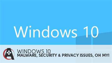 windows 10 security issues