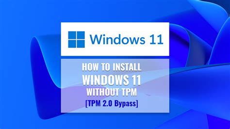 windows 10 to windows 11 without tpm