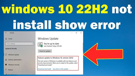 windows 10 won't update to 22h2 reddit