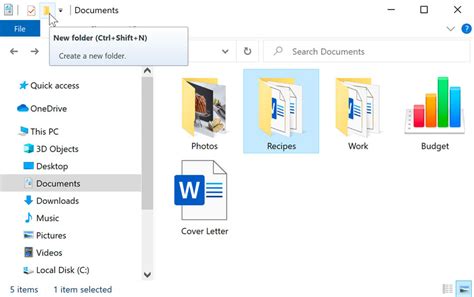 Windows 10 Working With Files And Folders Printable Tutorial