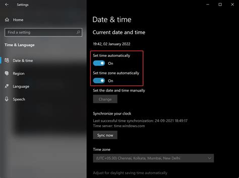 windows 11 can't turn on set time zone automatically