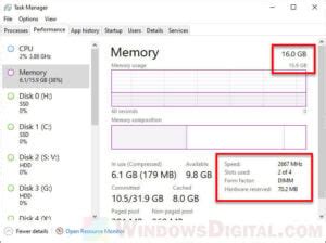 windows 11 check ram type ddr
