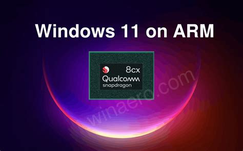windows 11 on arm processor