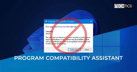 windows 11 program compatibility assistant disable