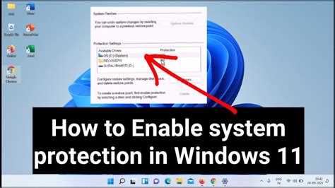 windows 11 system protection