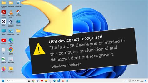 Windows 11 Usb Device Not Recognized Loop