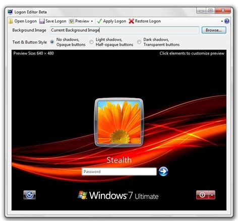 windows 7 logon screen for windows 11