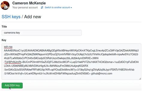 Windows Add Ssh Key Git