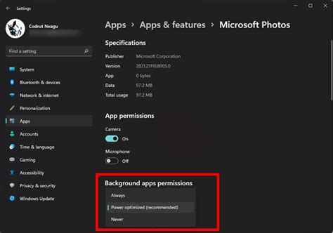 windows app permissions background apps