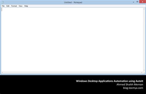 Windows Automation Using Autoit
