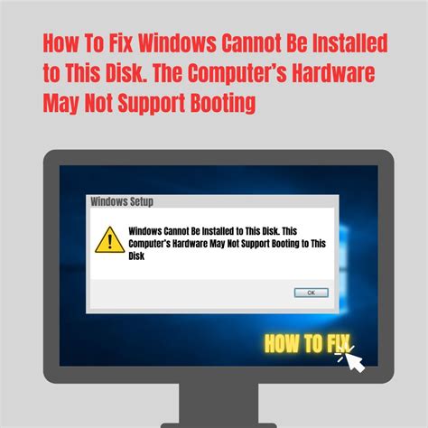 Windows Cannot Be Installed To This Disk This Computer's Hardware May Not Support Lenovo