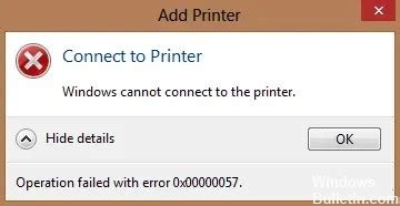 Windows Cannot Connect to Printer Error 0x00000057 danielcarway.co.uk