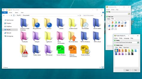 Windows Color Code Folders