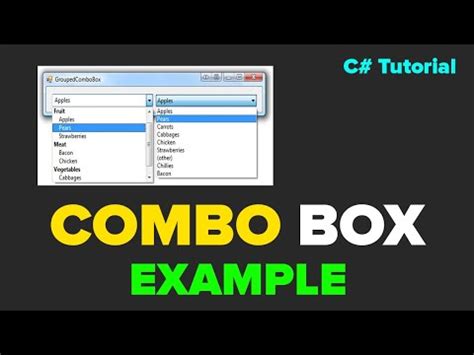 Windows Combobox Example