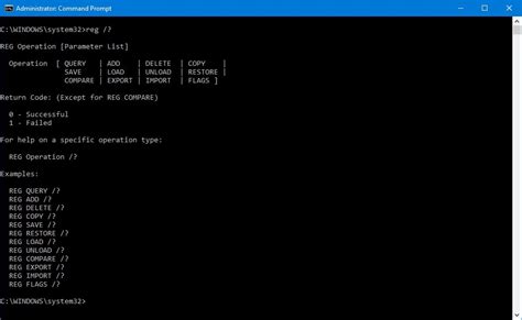 Windows Command Line Query Registry