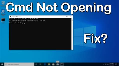 windows command processor not working