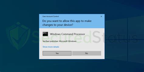 windows command processor pop up