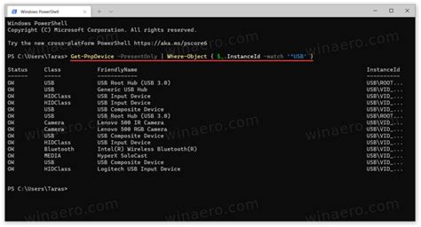 Windows Command Prompt List Usb Devices