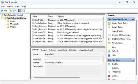 windows create scheduled task from command line
