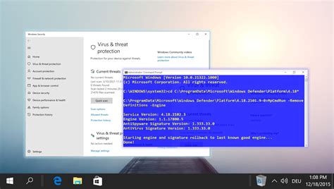 Windows Defender Command Line