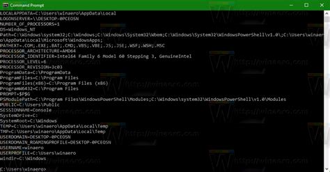 Windows Define Environment Variable Cmd