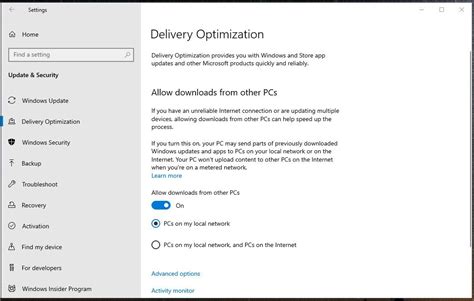 windows delivery optimization files
