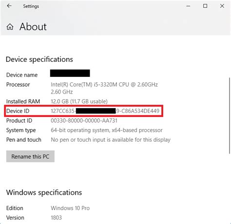 Windows Device Object Id