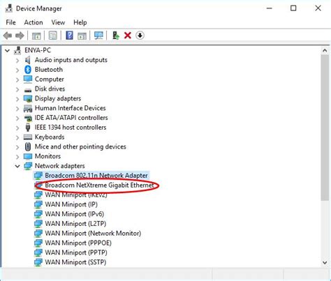 windows did not detect a properly installed network adapter ethernet