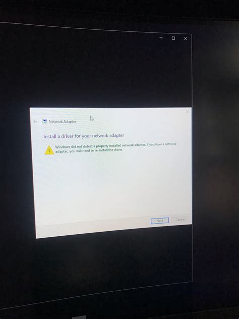 windows did not detect a properly installed network adapter reddit