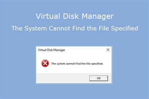 Windows Disk Management The System Cannot Find The File Specified
