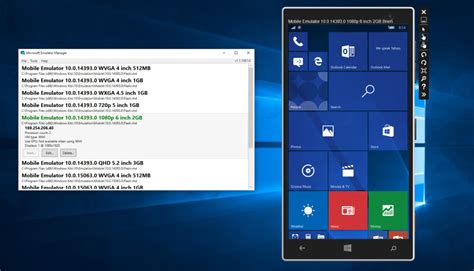 Windows Emulator Mobile
