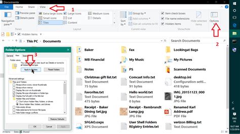 Windows Explorer Default Columns