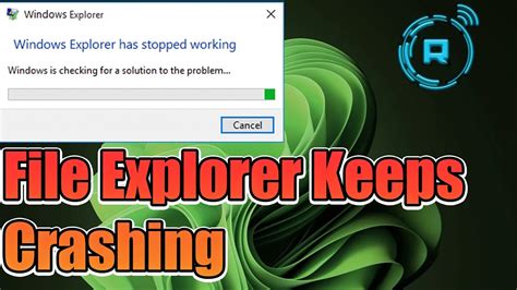 Windows Explorer Keeps Crashing Fix