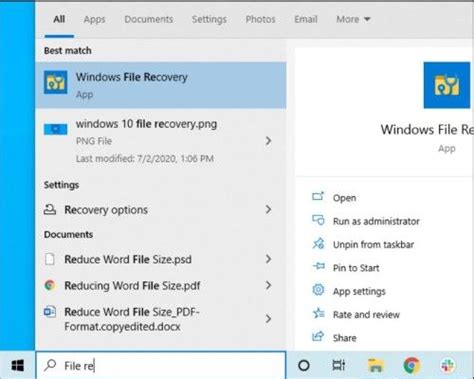 Windows File Recovery Tutorial