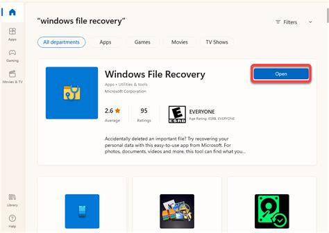Windows File Recovery User Guide