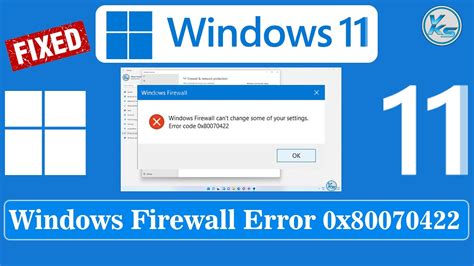Fix Can't turn on Windows Firewall Error code 0x80070422 Troubleshooter