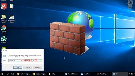 Windows Firewall Run Command