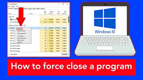 Windows Force Close Program Shortcut