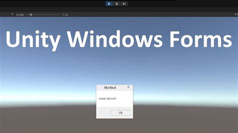 Windows Forms Unity
