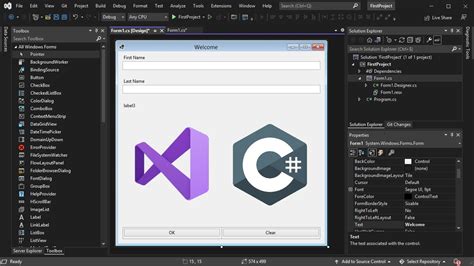 Windows Forms Visual Studio
