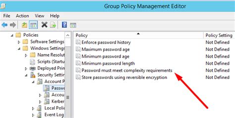 Windows Group Policy Password Complexity