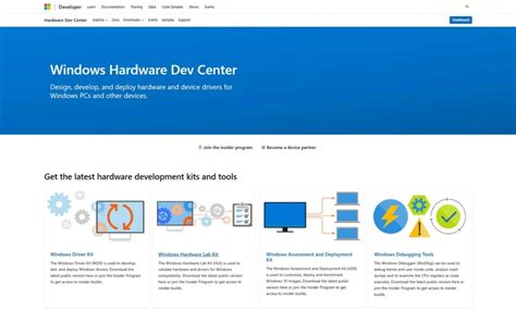 Windows Hardware Dev Center