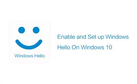 Windows Hello Enable
