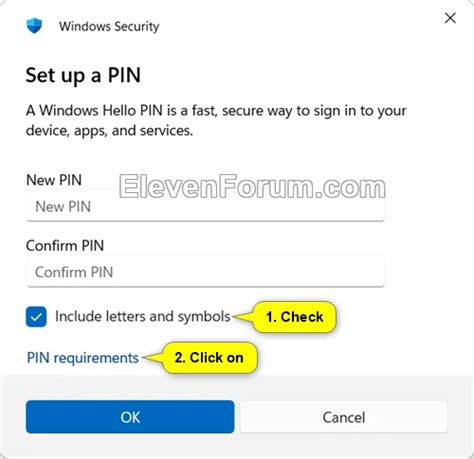 Windows Hello Minimum Requirements