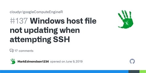 Windows Host File Not Updating