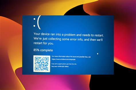Windows Hypervisor Error