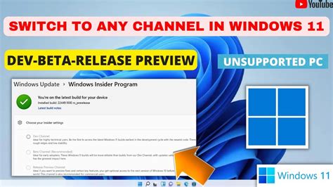 Windows Insider Switch From Dev To Beta