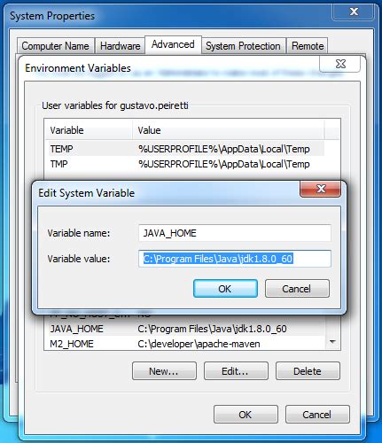 Windows Maven Java Home
